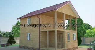 ДОМ ИЗ БРУСА № 5 (9х6)